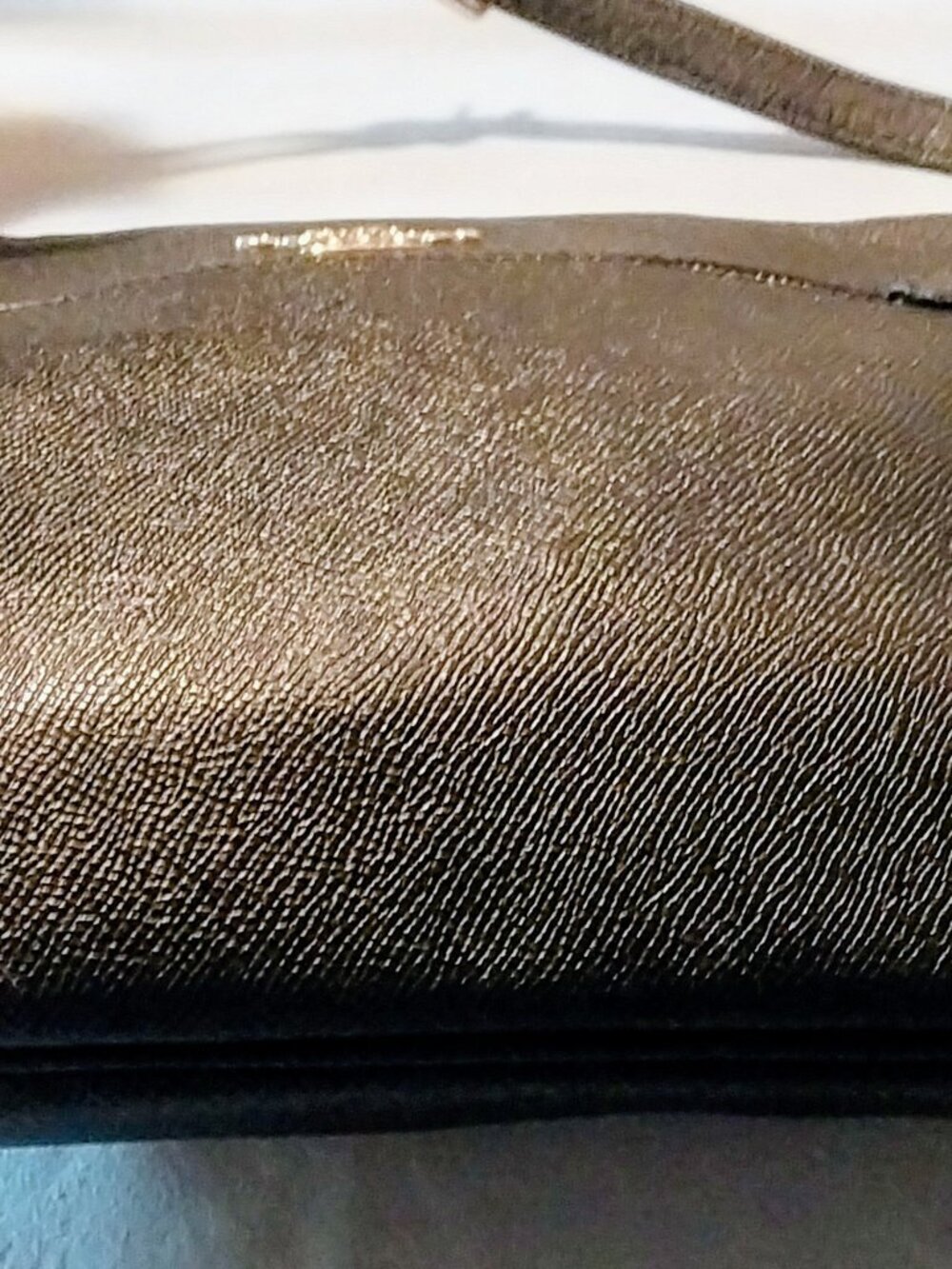 Coach Mini Rowan File Women's Crossbody, Black Saffiano Leather C1556 11X10X3 - Picture 5 of 10